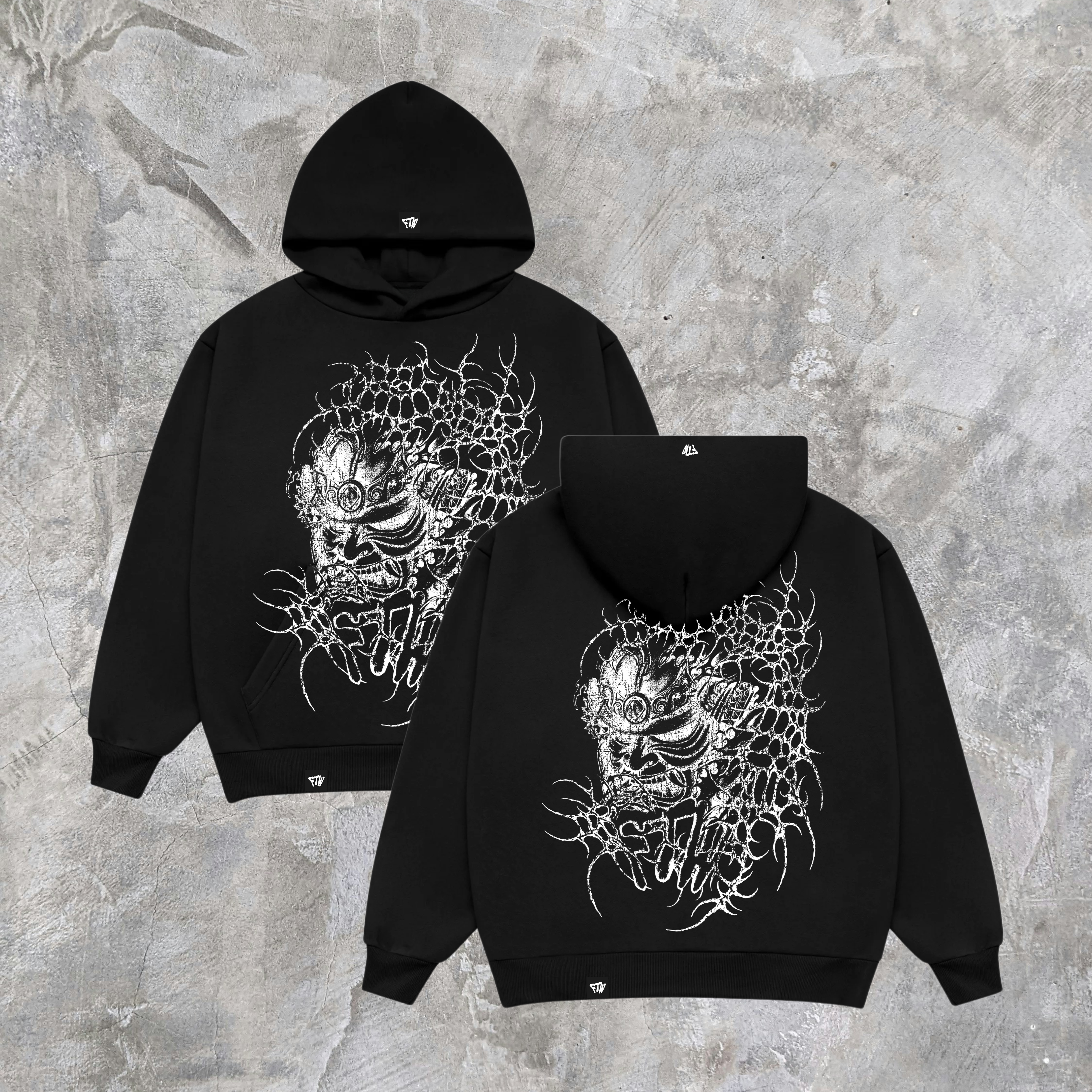 (EXCLUSIVE) DUAL CYBERSURAI HEAVYWEIGHT HOODIE