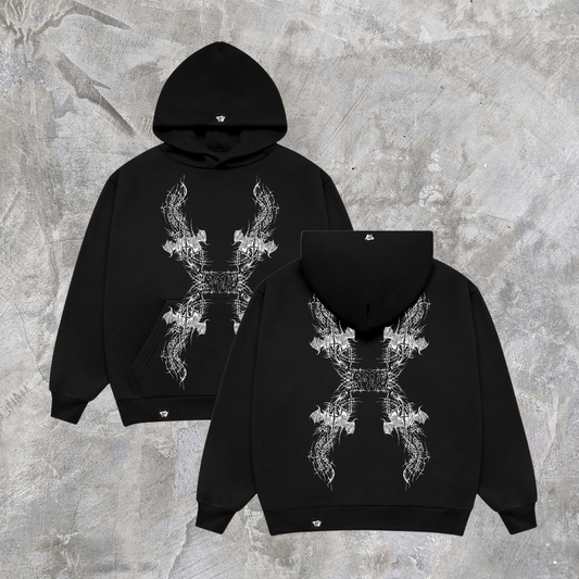 DUAL CYBERLOGO HEAYWEIGHT HOODIE