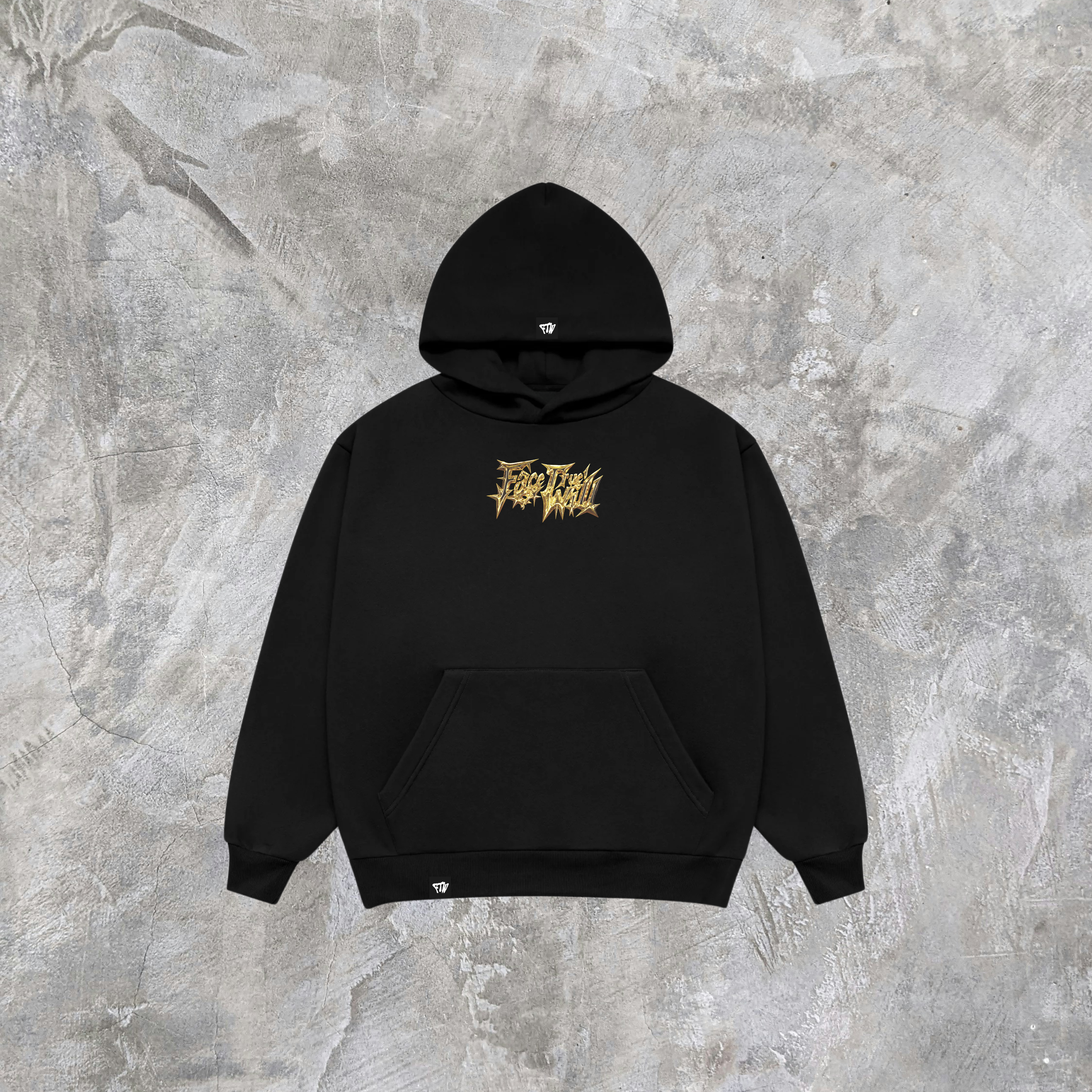BLACK GOLDTHORN HEAVYWEIGHT HOODIE