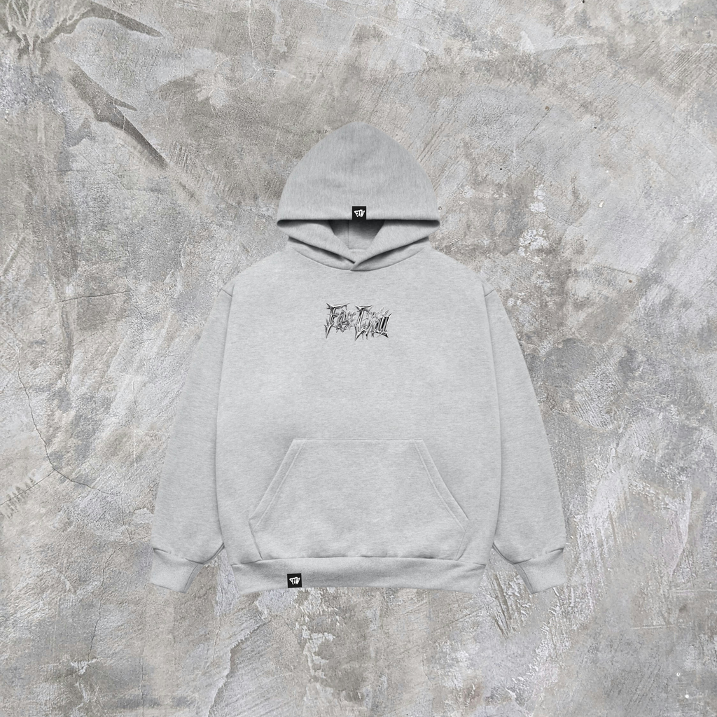 GREY SILVERTHORN HEAVYWEIGHT HOODIE