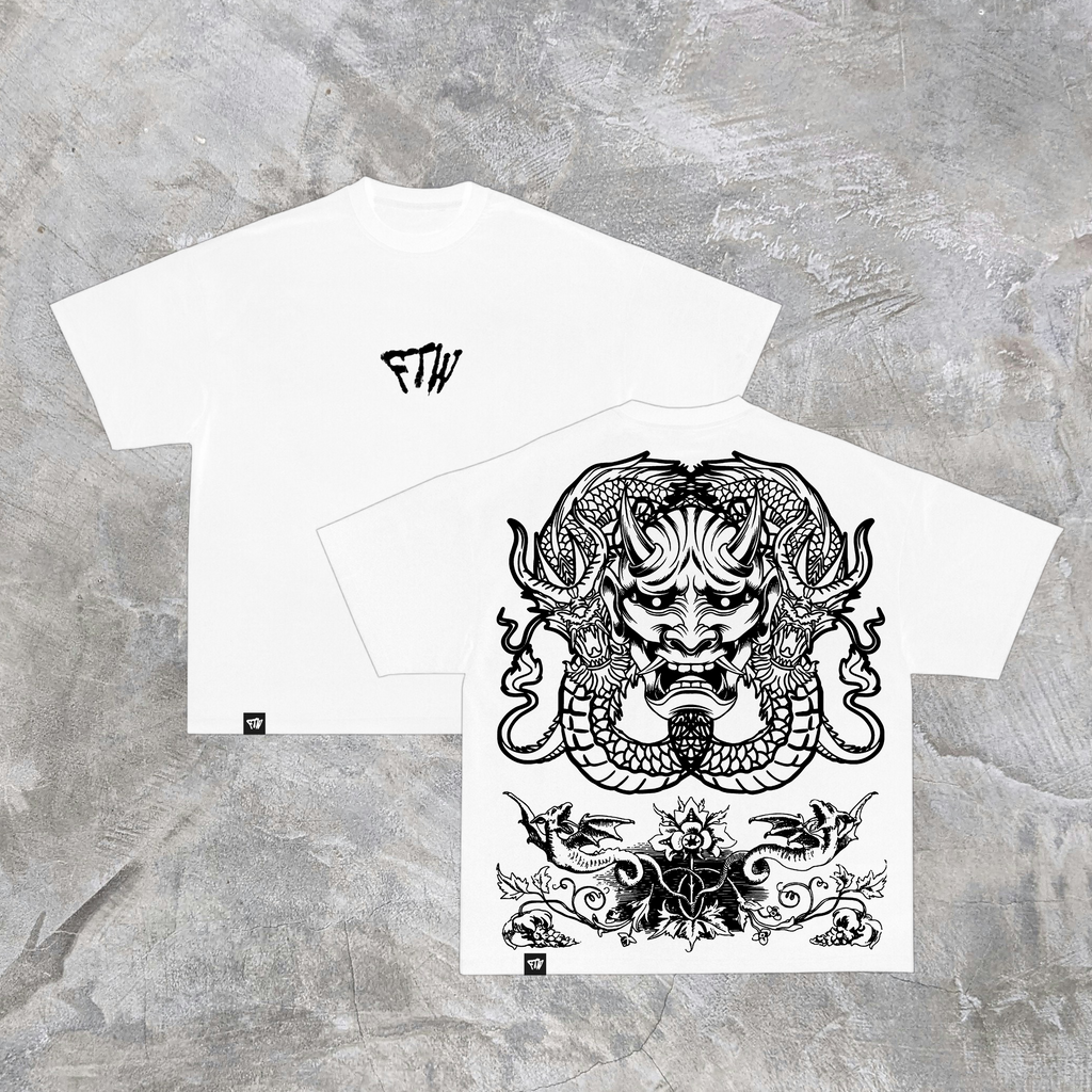 WHITE DRAKONI TEE