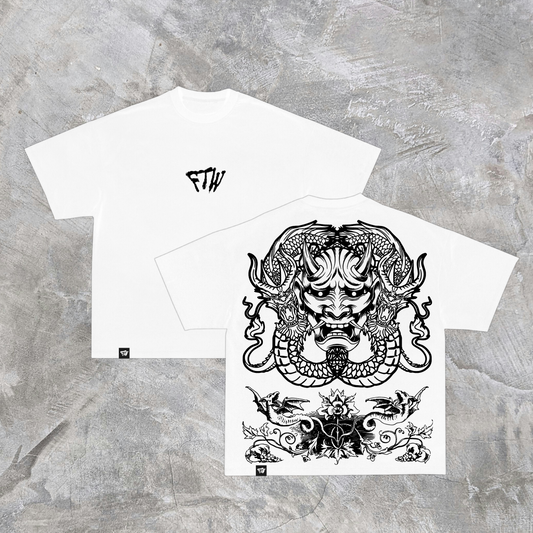 WHITE DRAKONI TEE