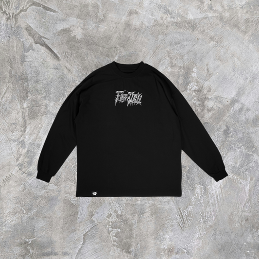 BLACK SILVER HEAVYWEIGHT LONGSLEEVE